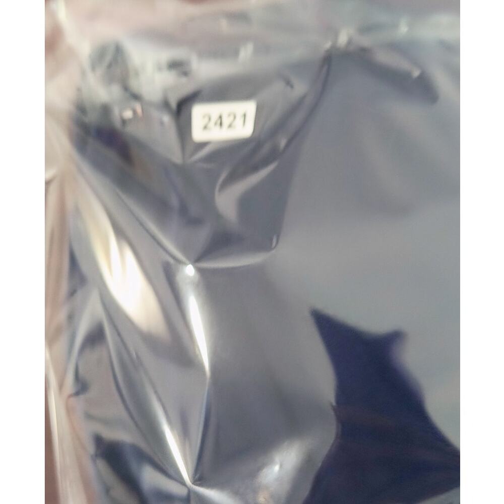 Lulus Convincing Grace Navy Blue Flutter Sleeve Wrap Maxi Dress Women's L - Picture 14 of 14